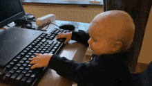 keyboard baby gif