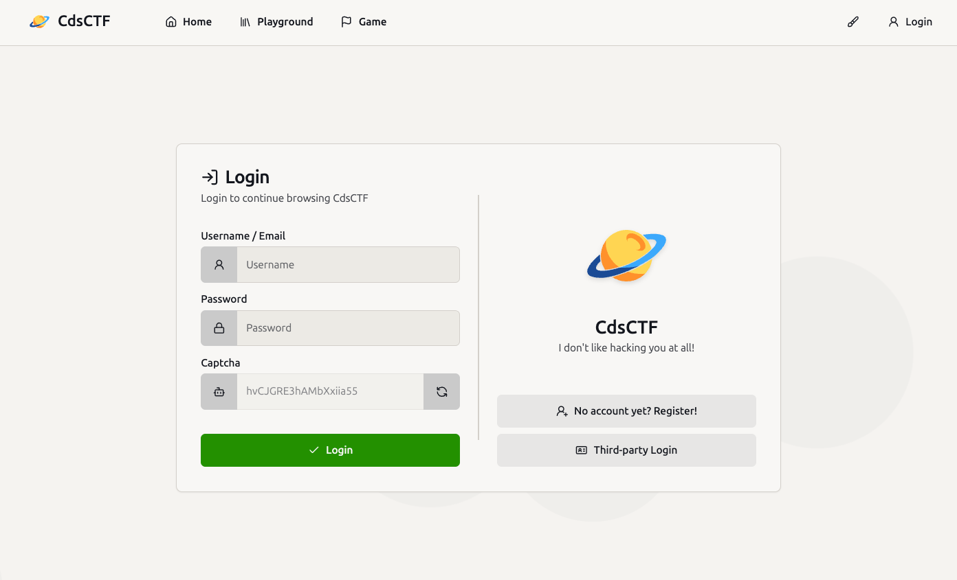 Login