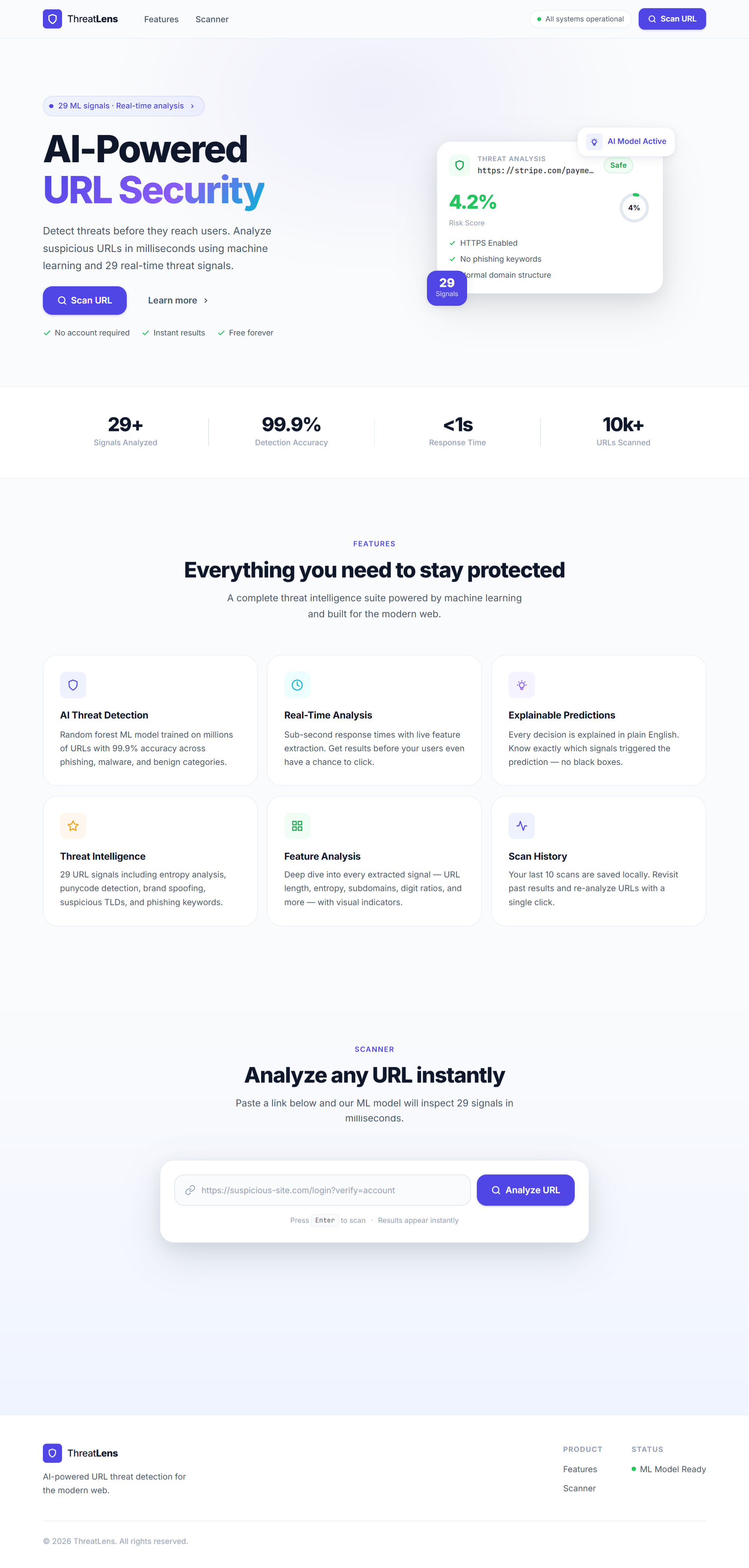 ThreatLens-—-AI-Powered-URL-Threat-Detection