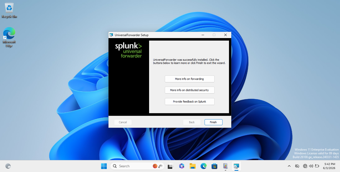 Forwarder WinClient