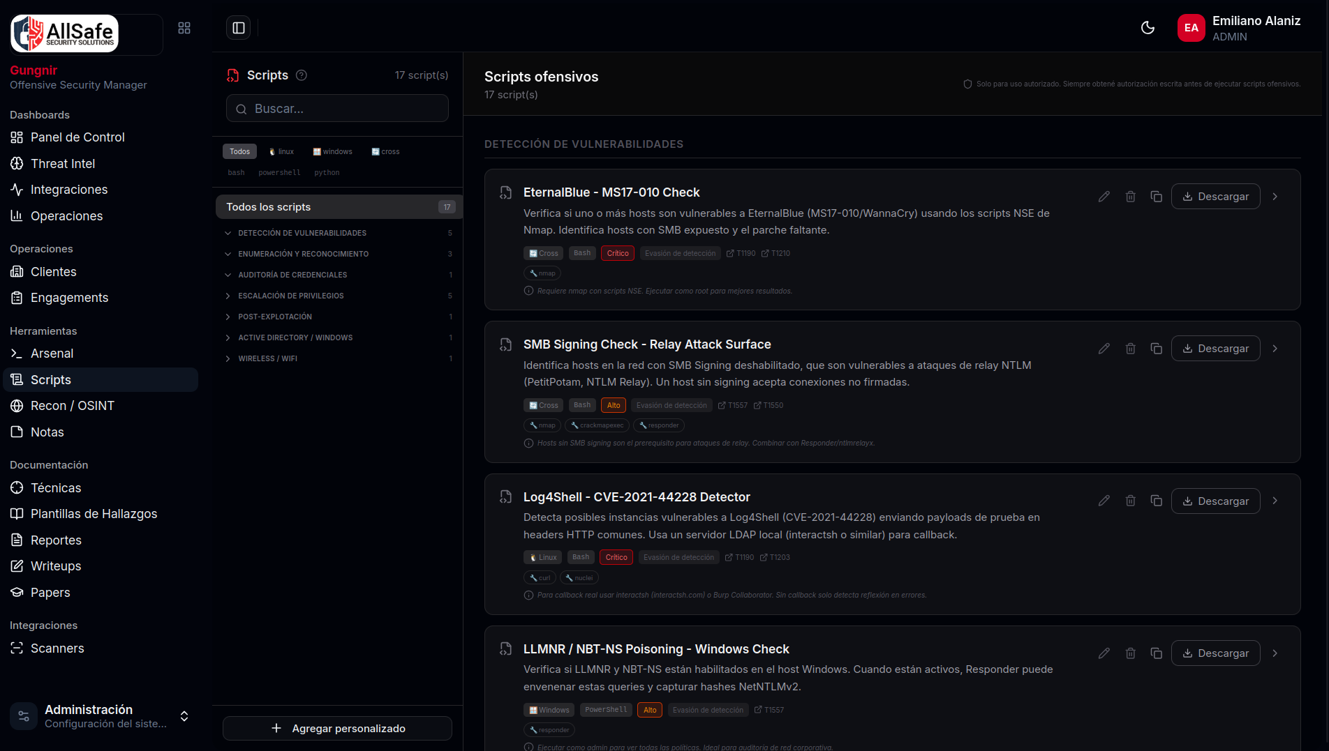 Scripts Library