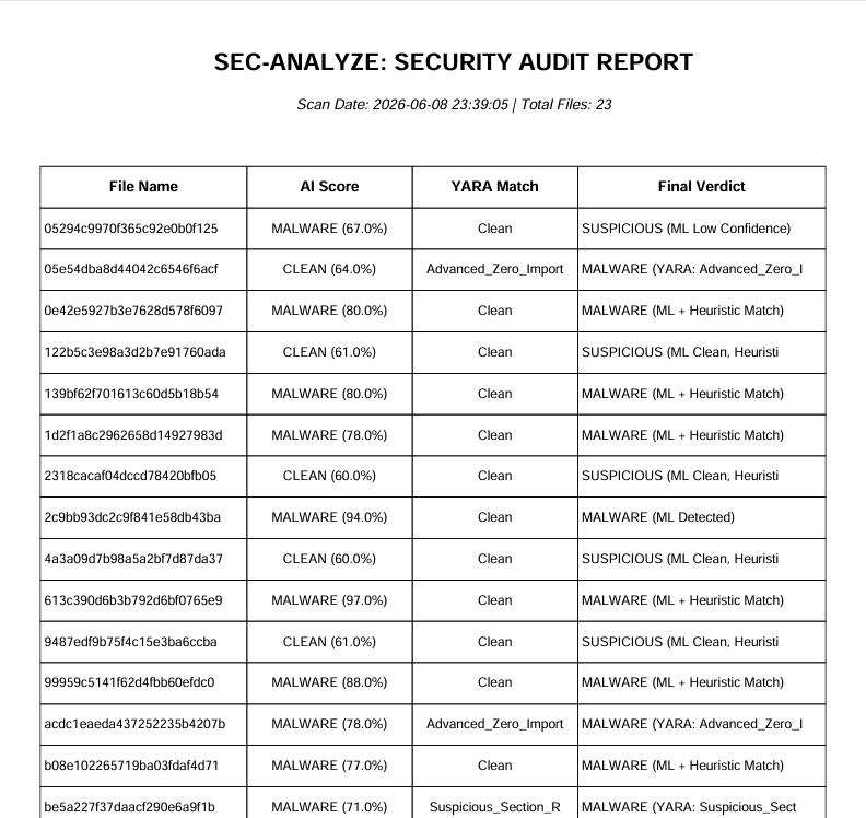 PDF Report