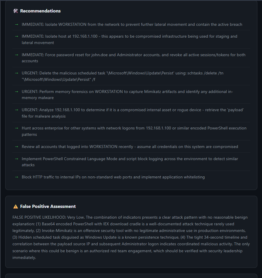 Recommendations