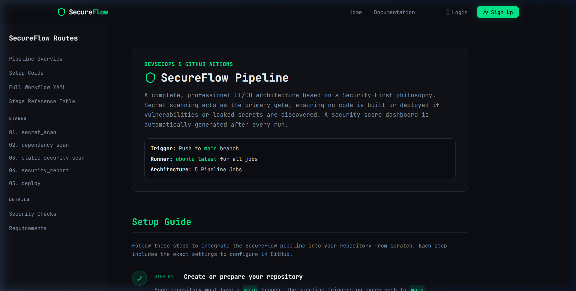 Documentation Page