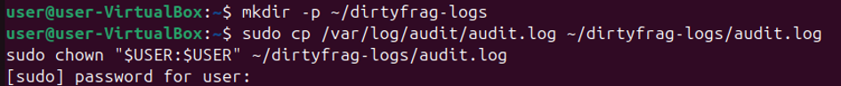 复制 audit 日志