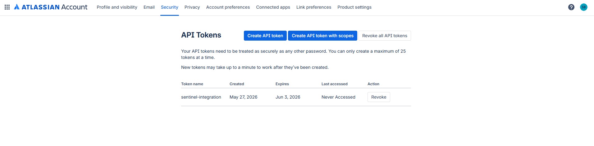 Jira API Token