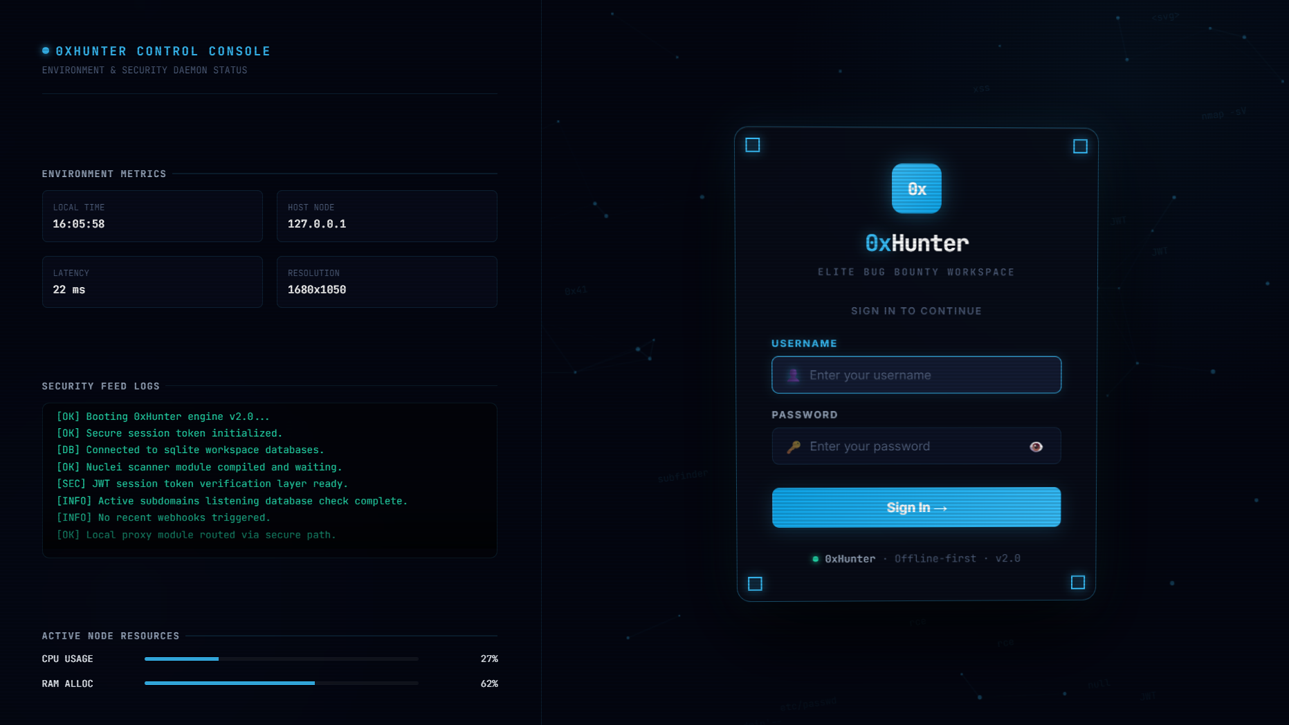 Login Interface