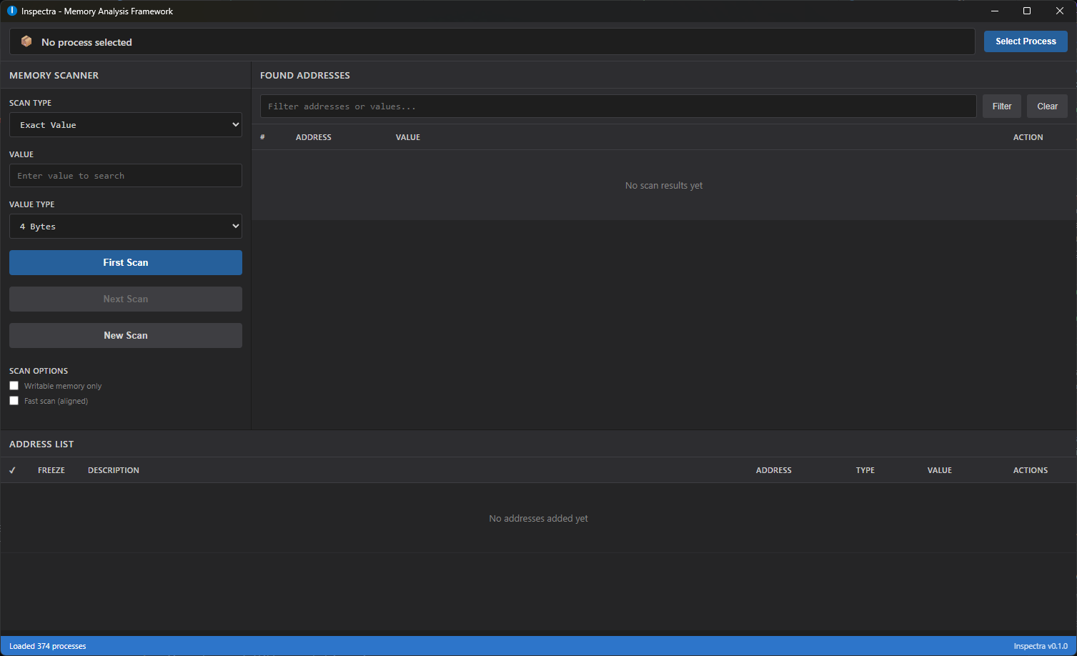Inspectra Screenshot