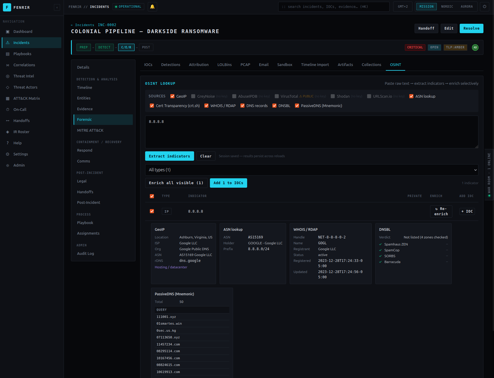 OSINT lookup