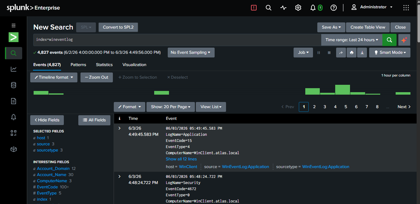 WinClient 日志