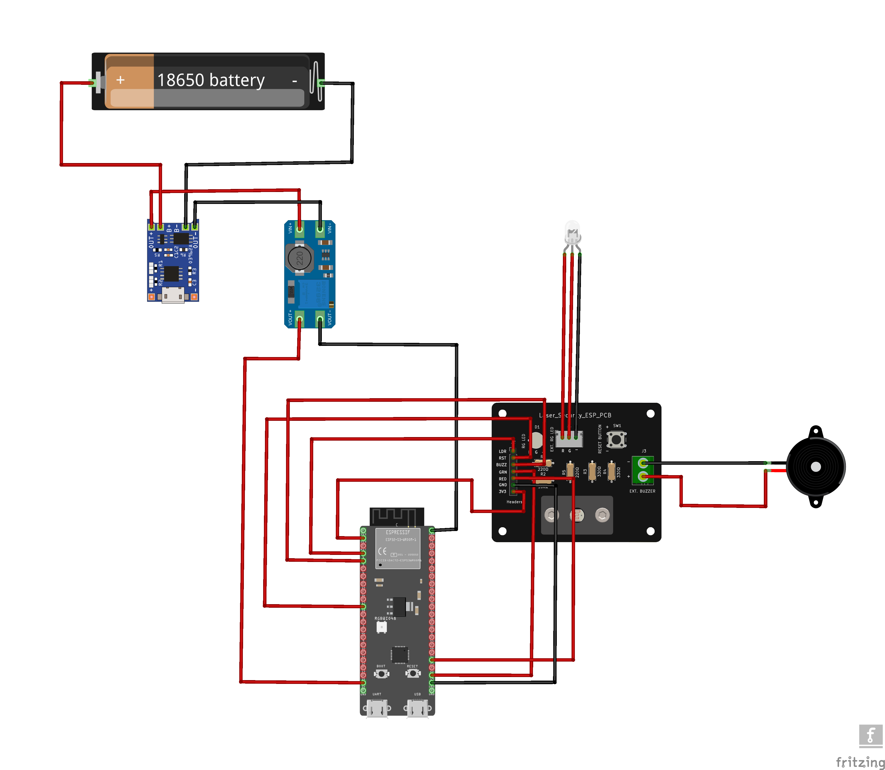 ESP32 Power Layout