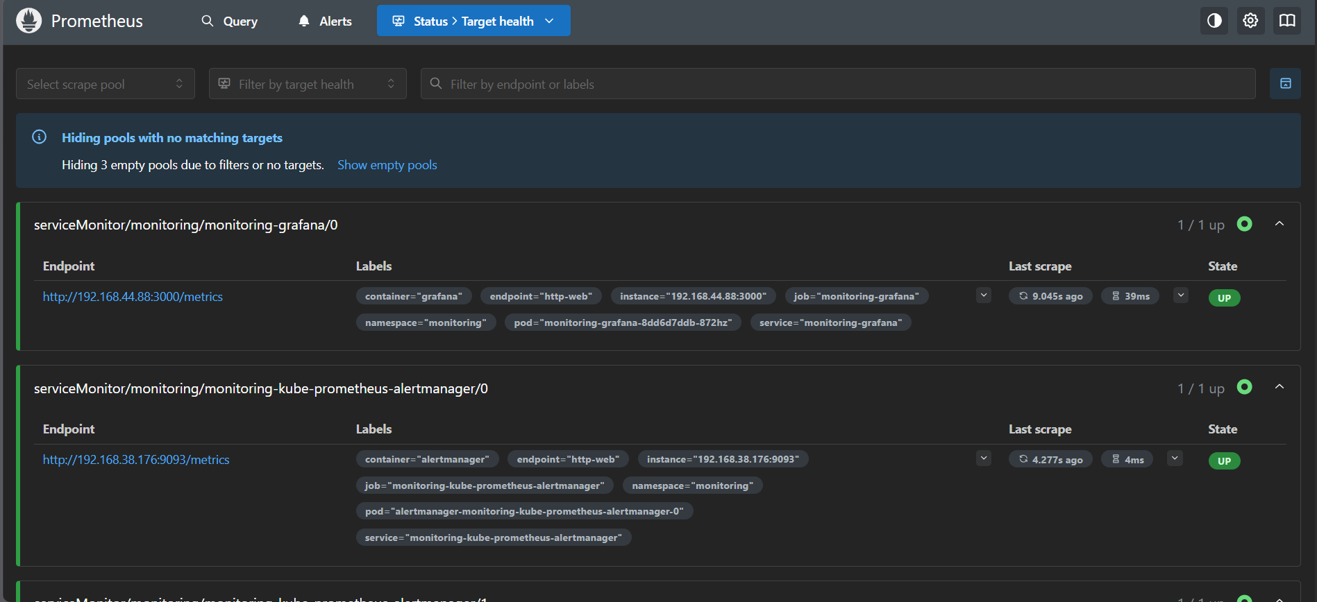 Prometheus Dashboard