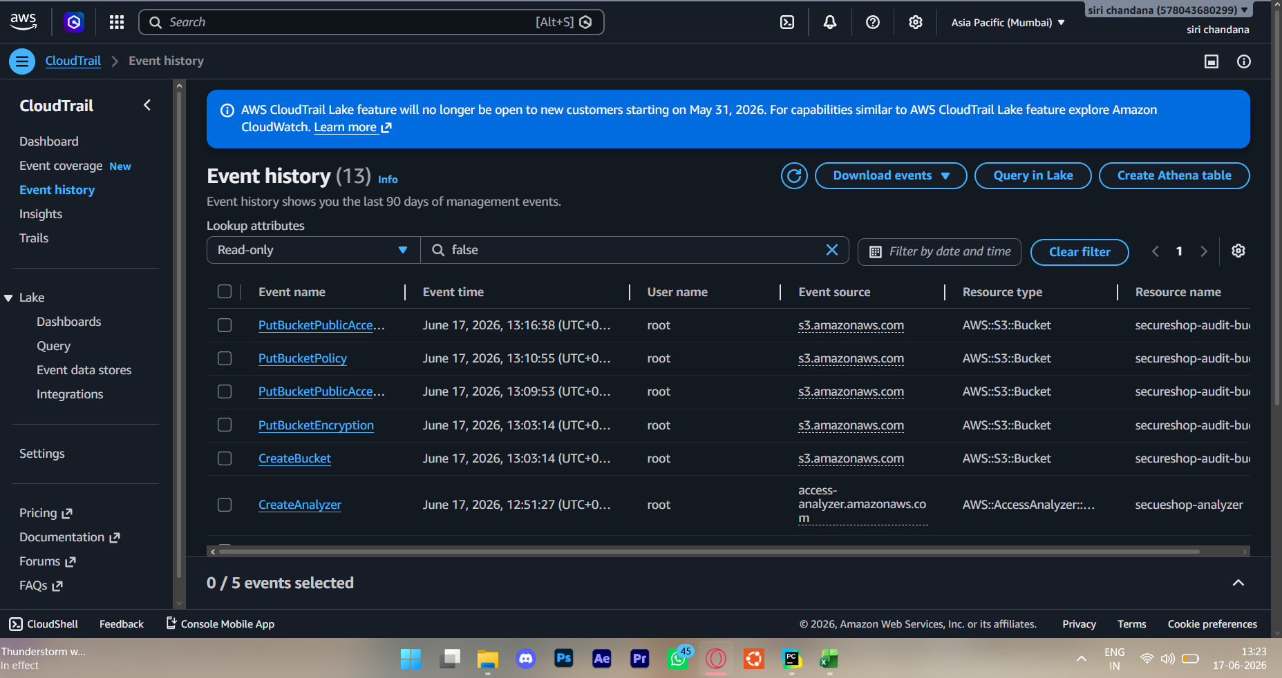CloudTrail