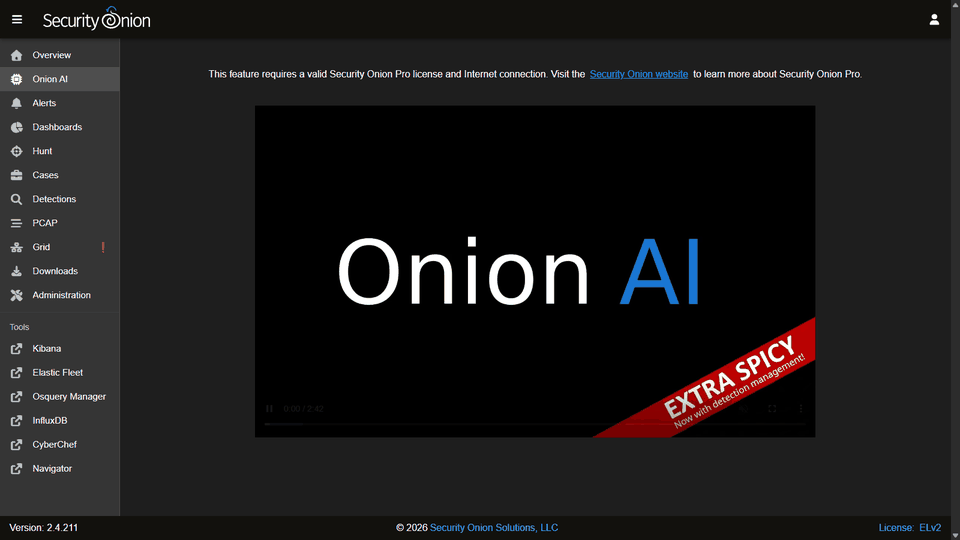 Security Onion 控制台演示