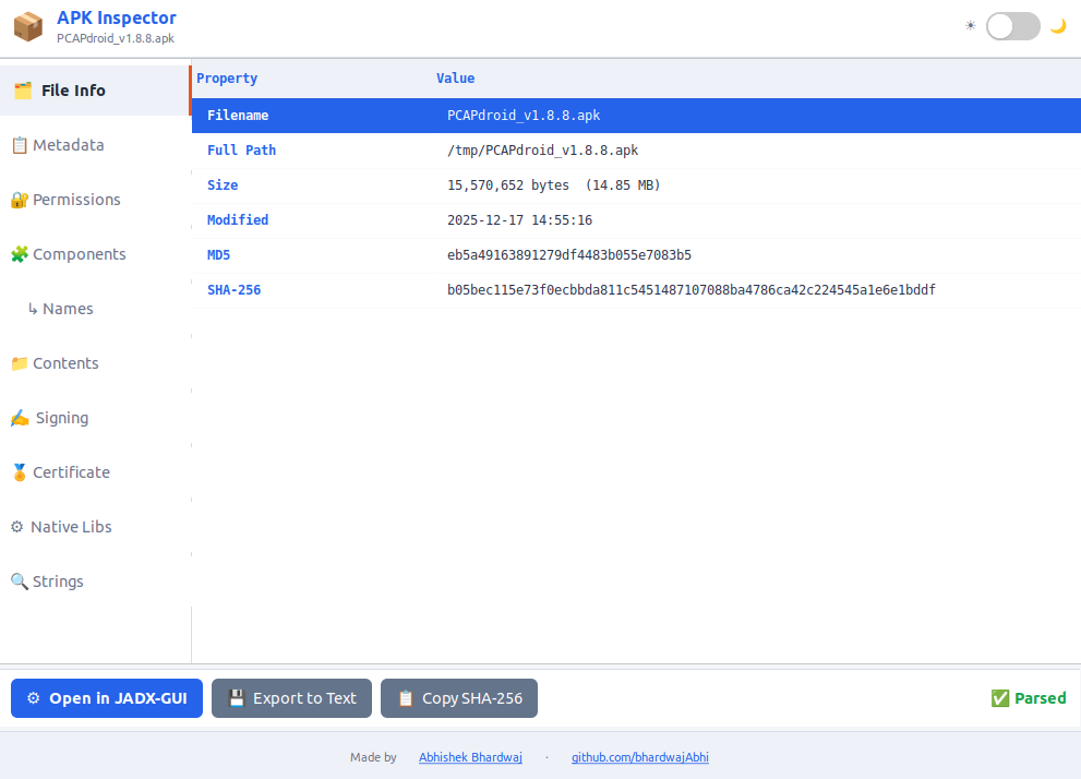 Light theme