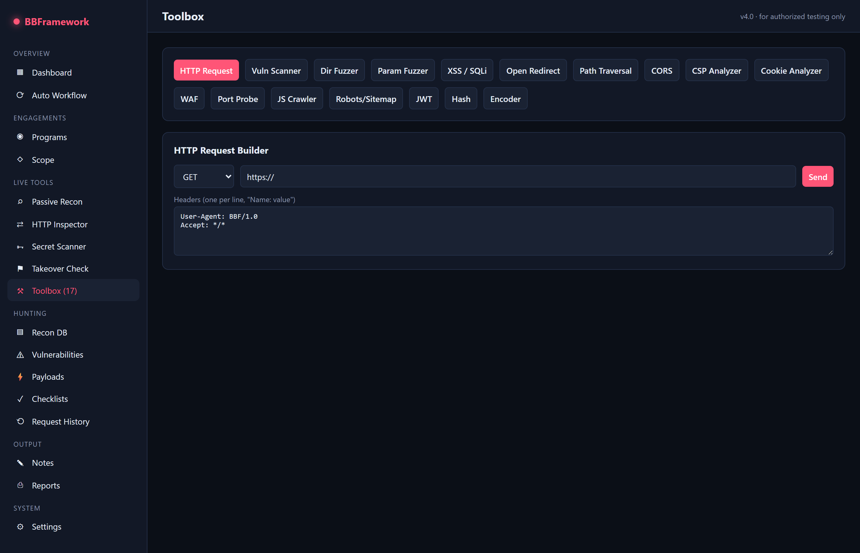HTTP Request Builder