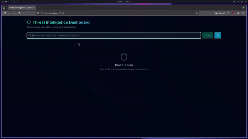 ThreatRadar Dashboard