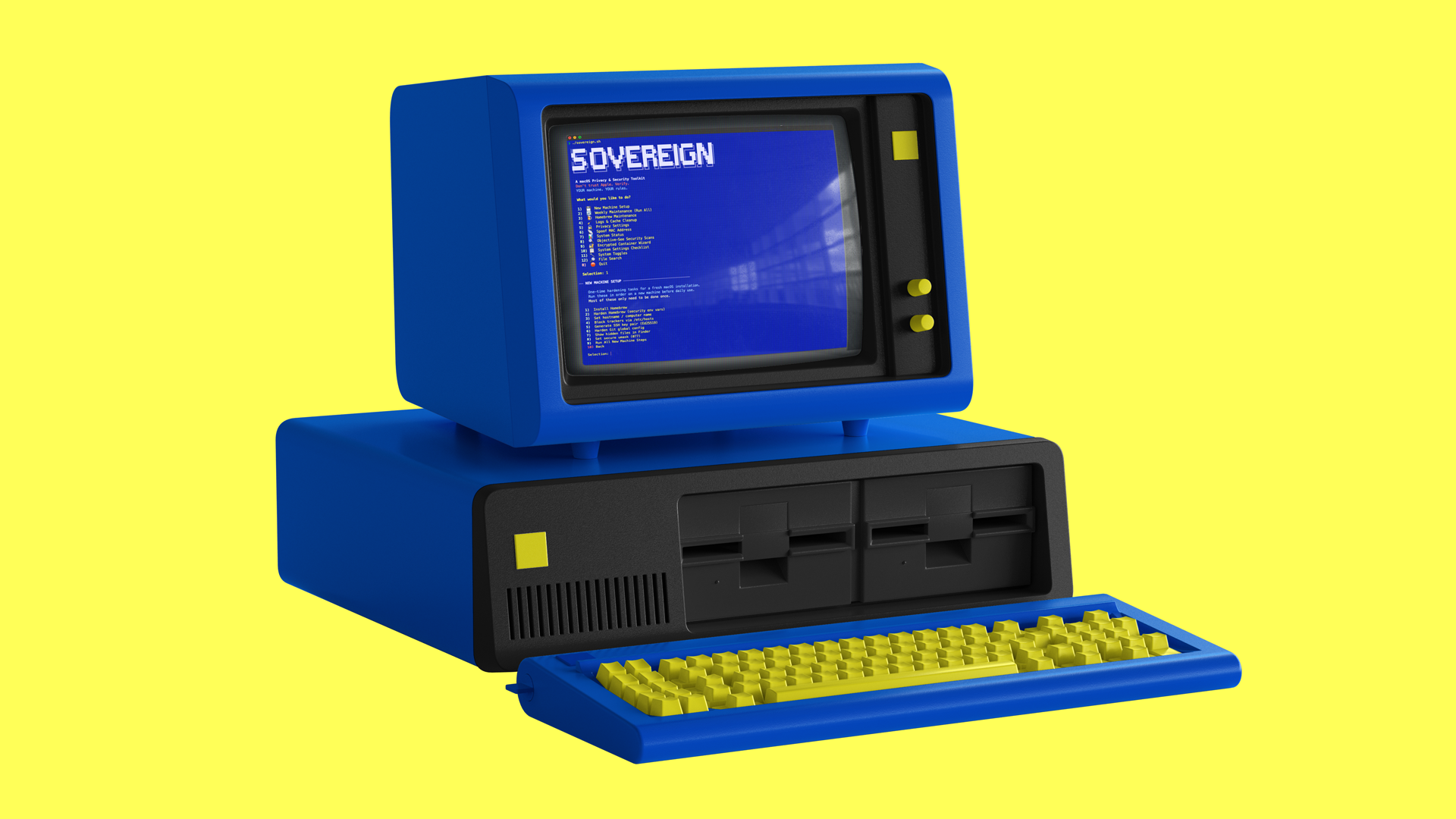 sovereign-mac main menu
