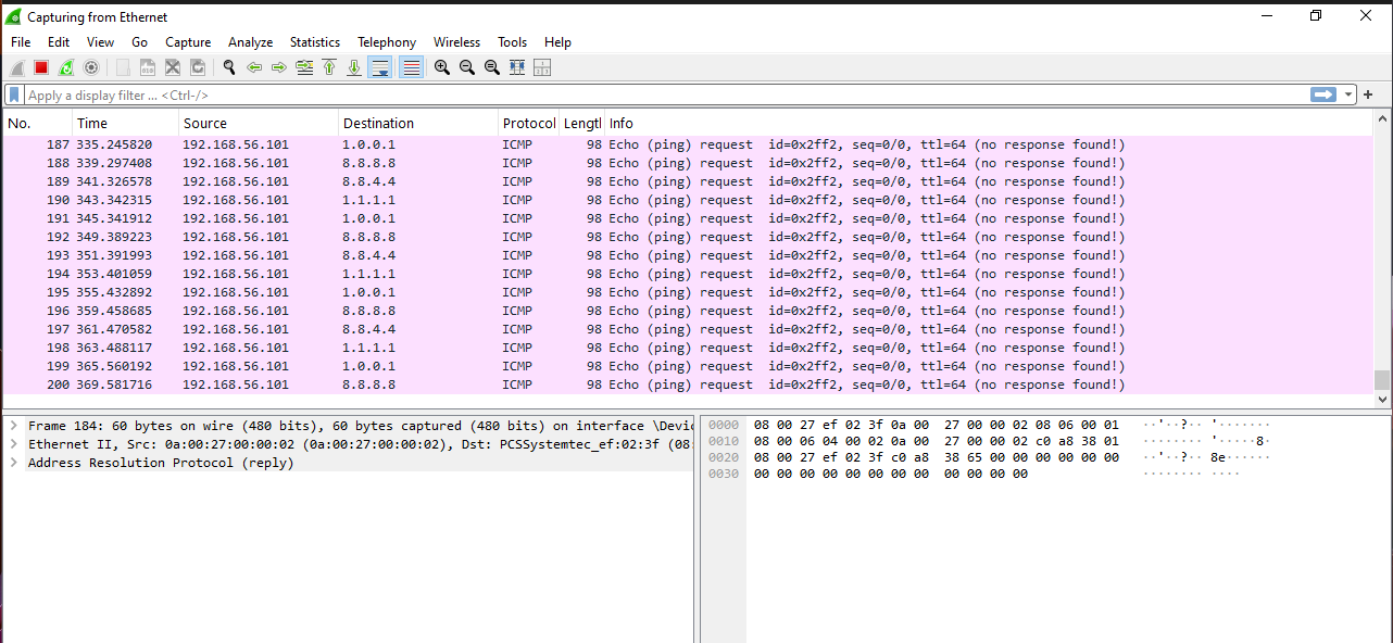 Wireshark ICMP