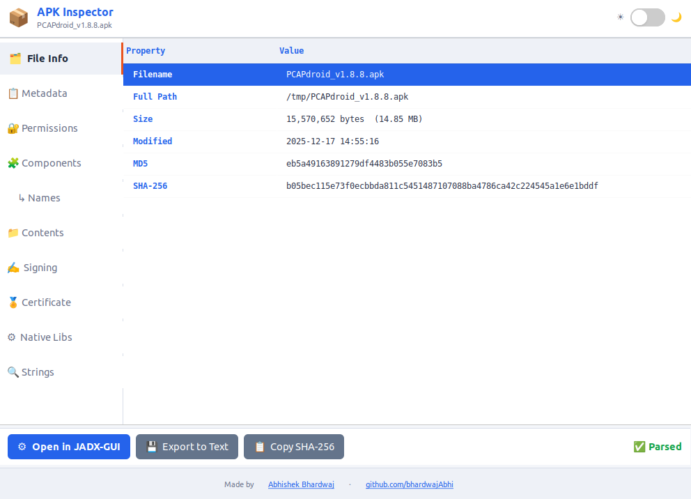 File Info