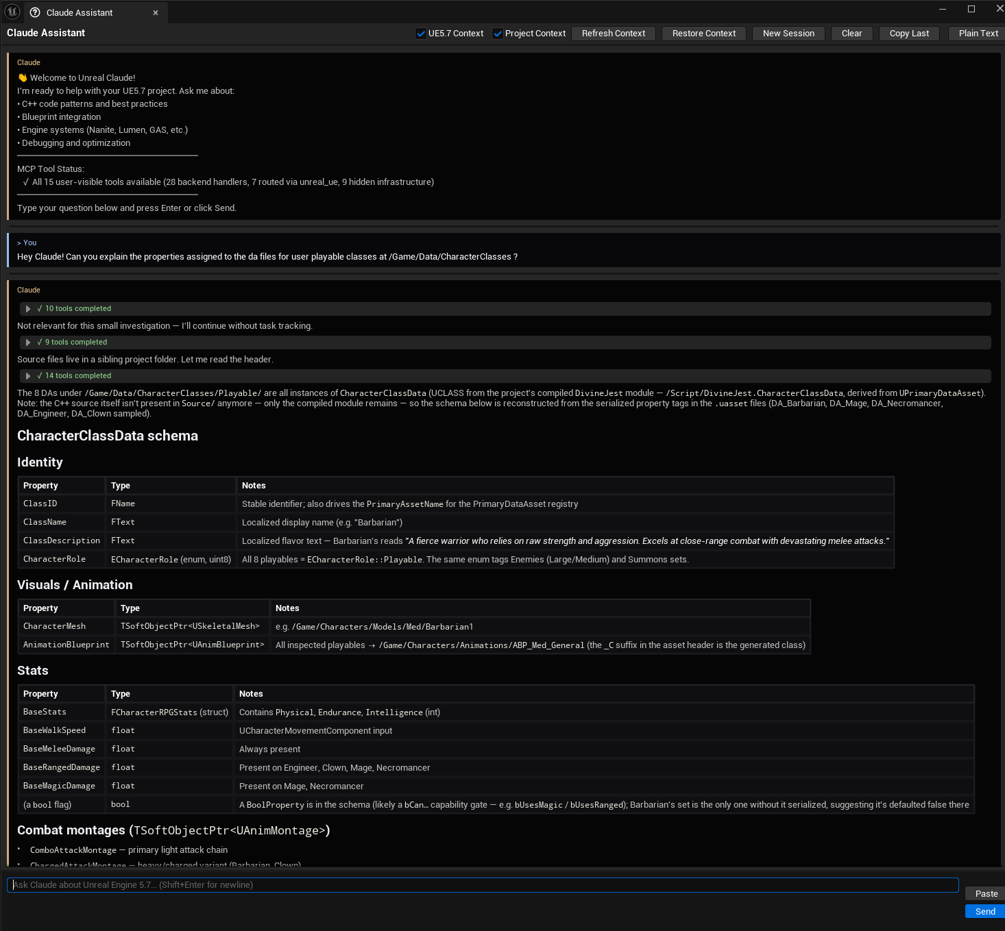 Screenshot in editor chat