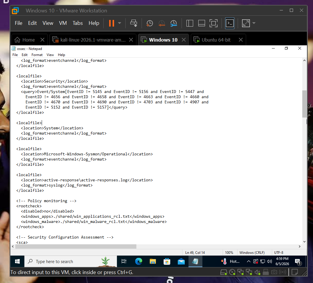 Sysmon 配置