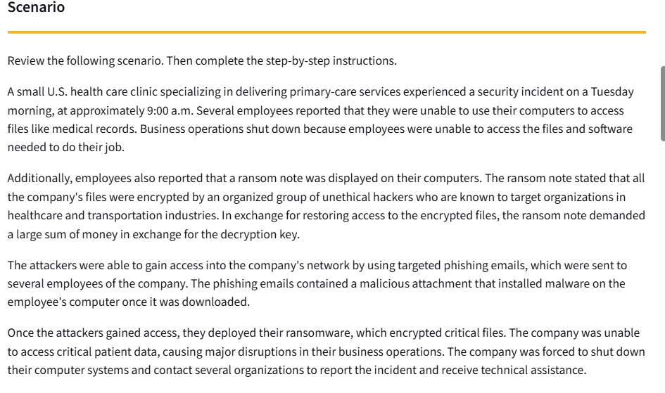 Ransomware Incident