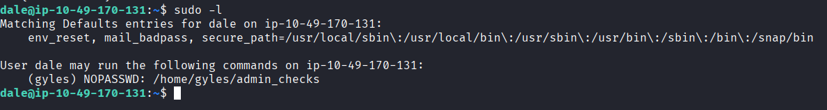 Sudo 枚举