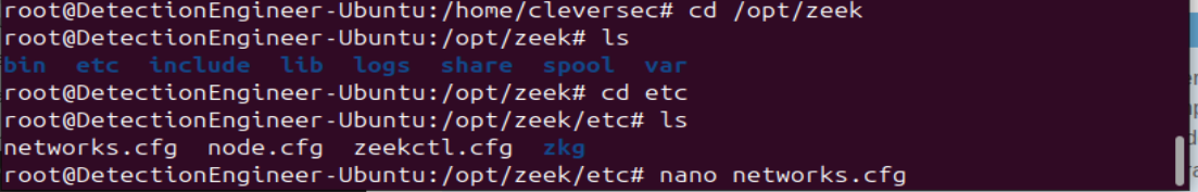Zeek 配置