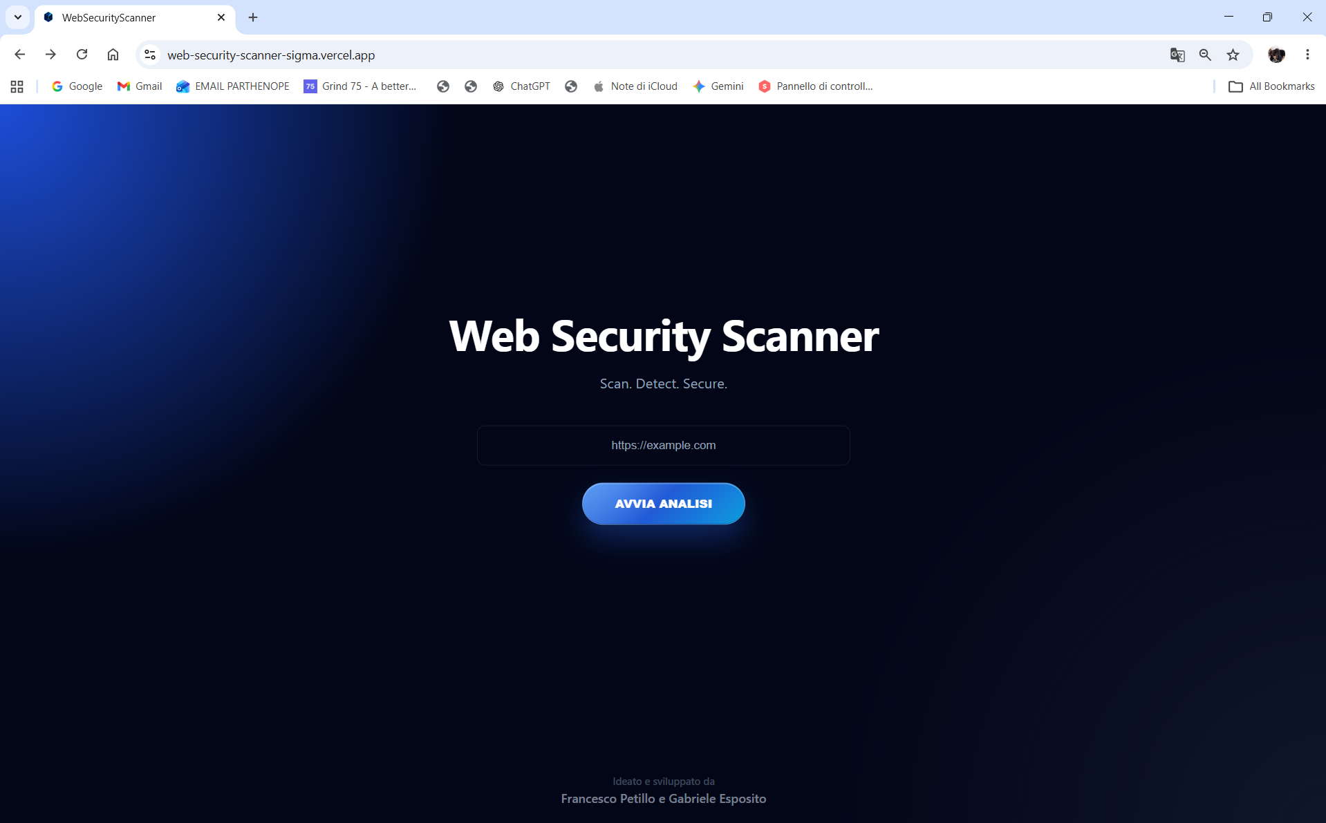 Home Web Security Scanner