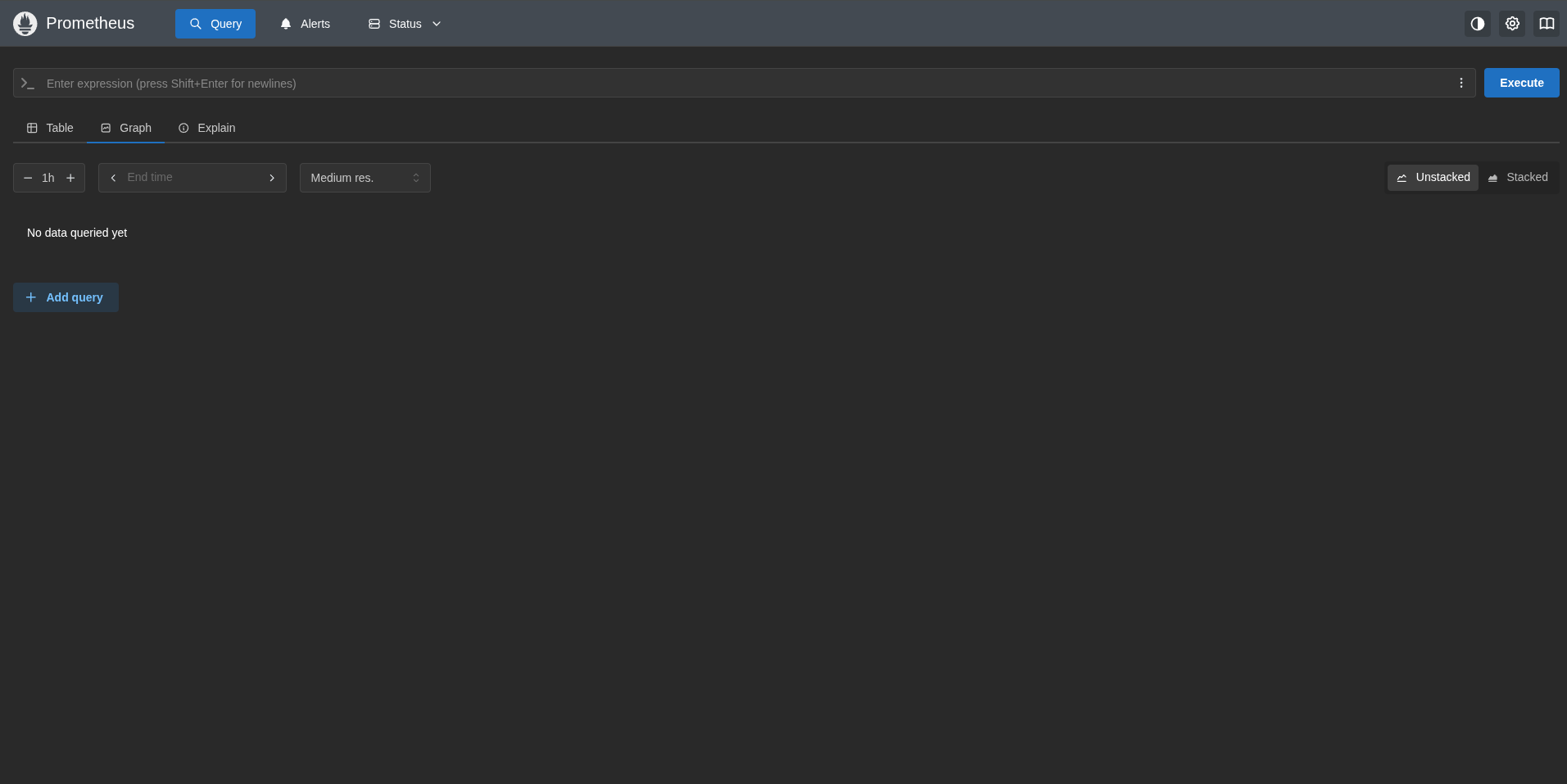 Prometheus targets and metrics