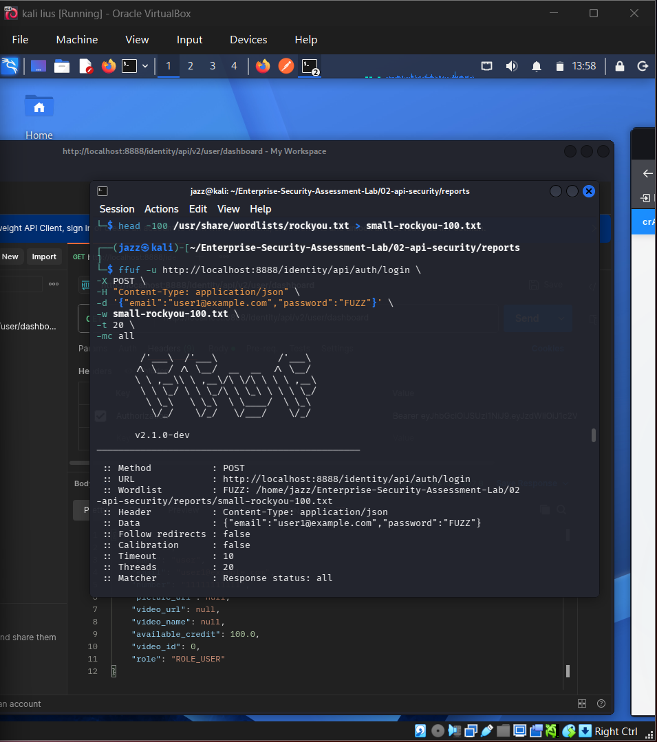 Rate Limit Testing with ffuf