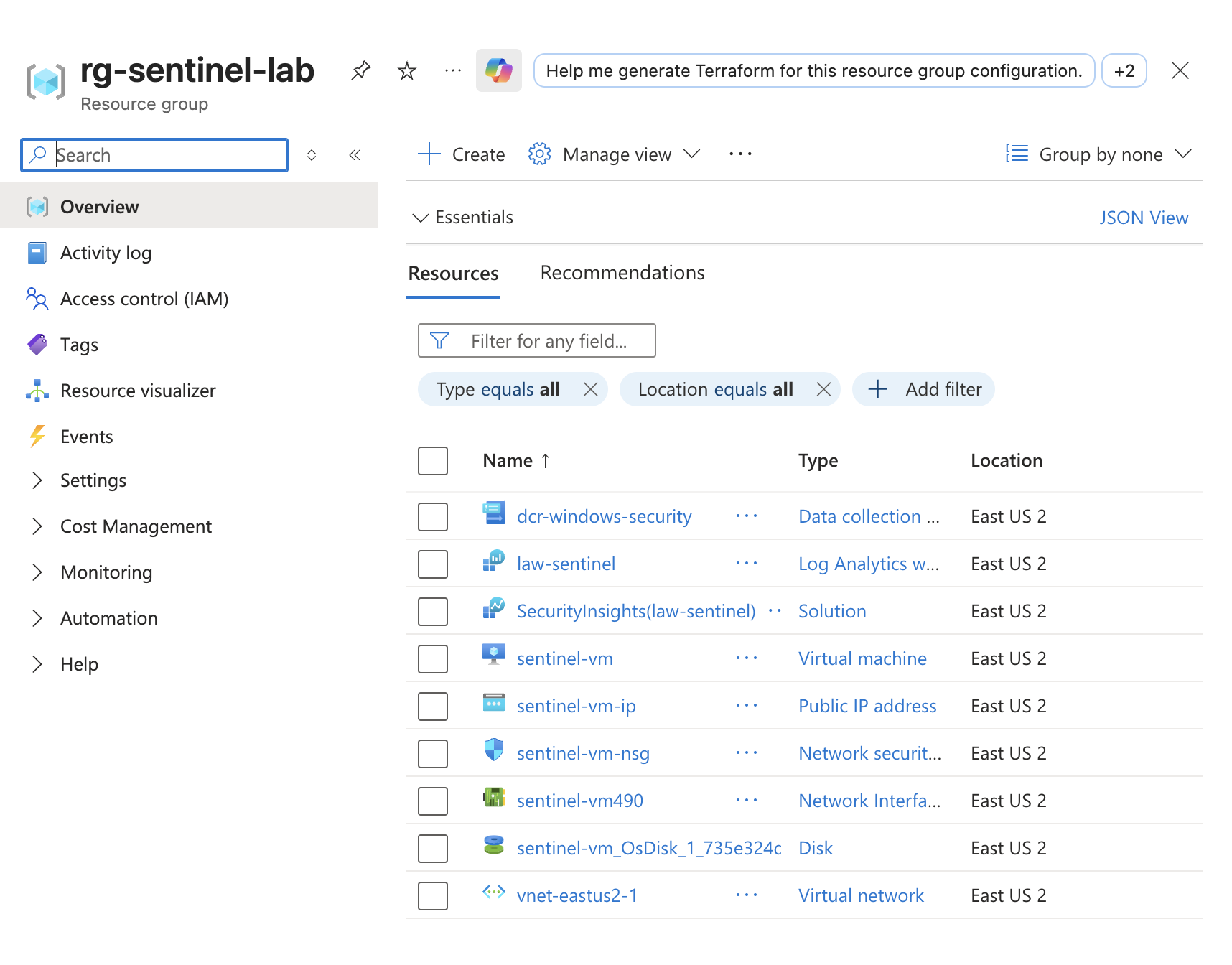 Azure Resource Group