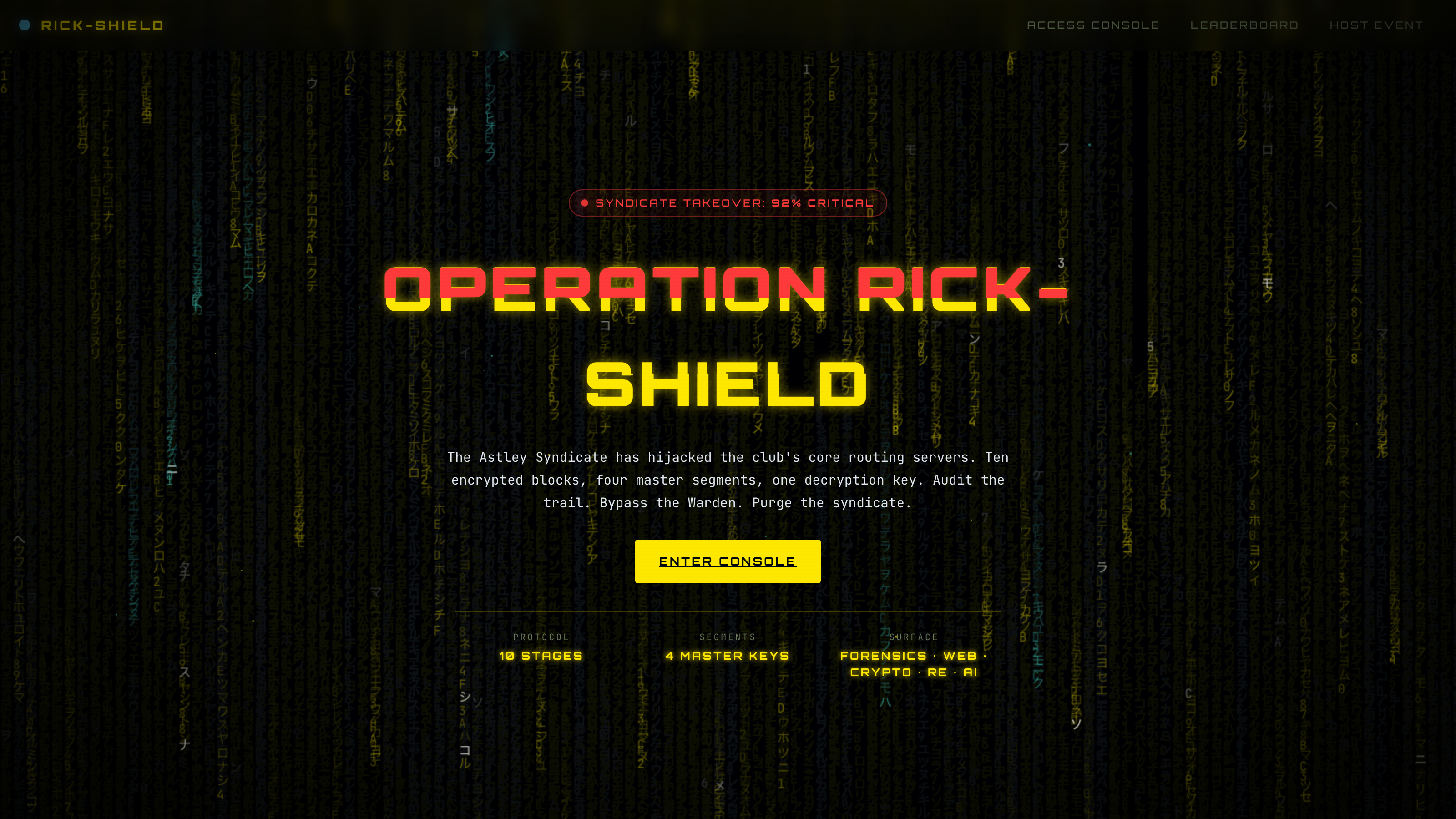 Operation Rick-Shield