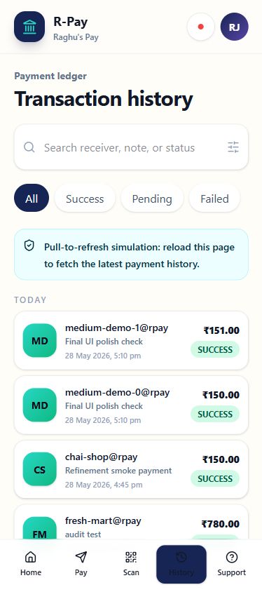 R-Pay transactions