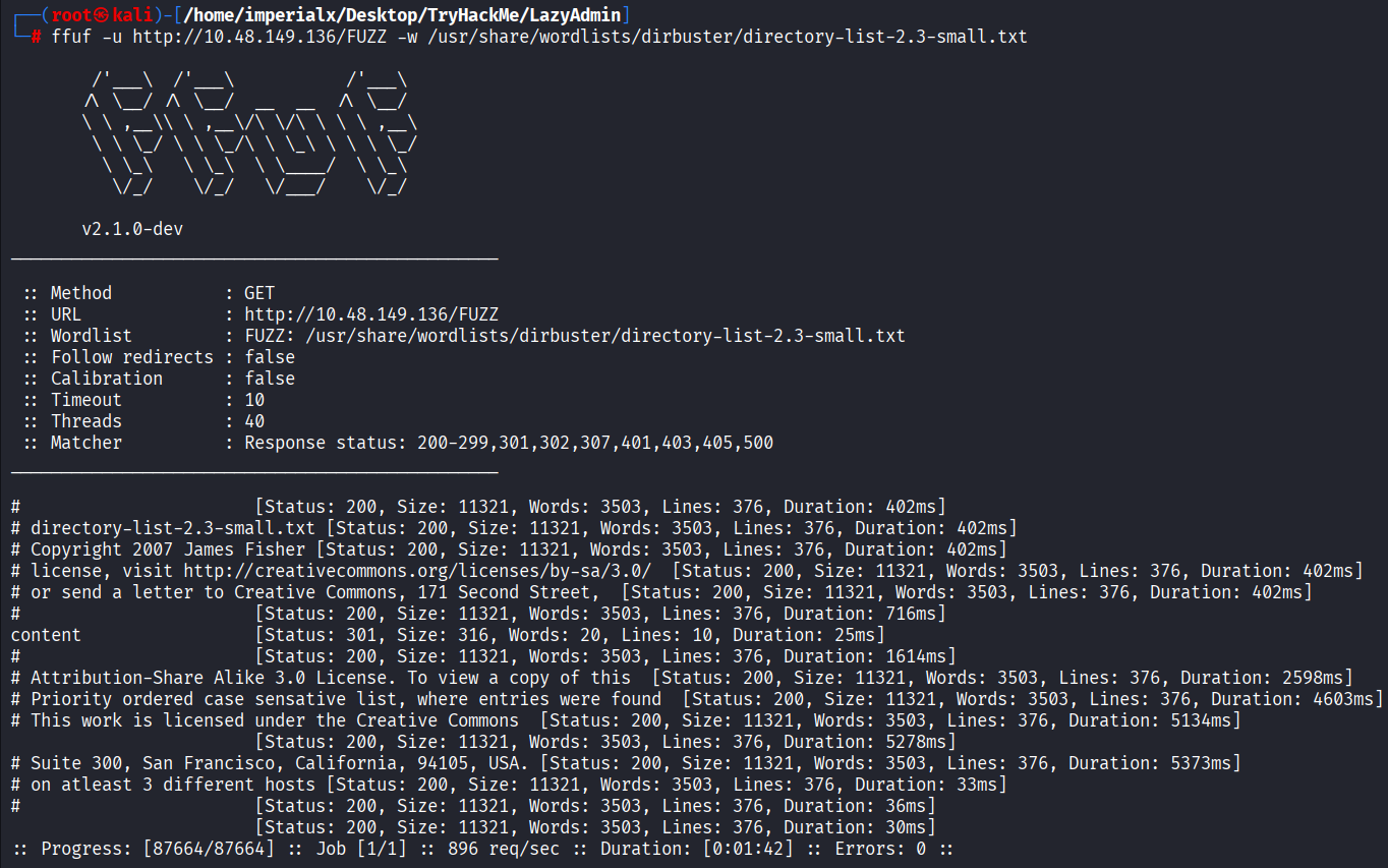 FFUF Enumeration