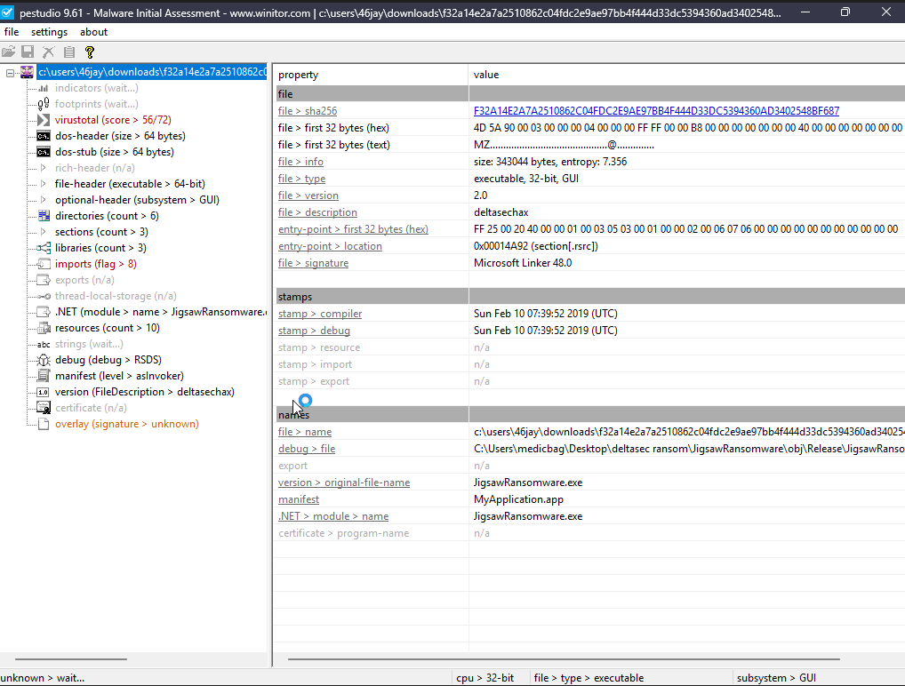 PEStudio 文件概述