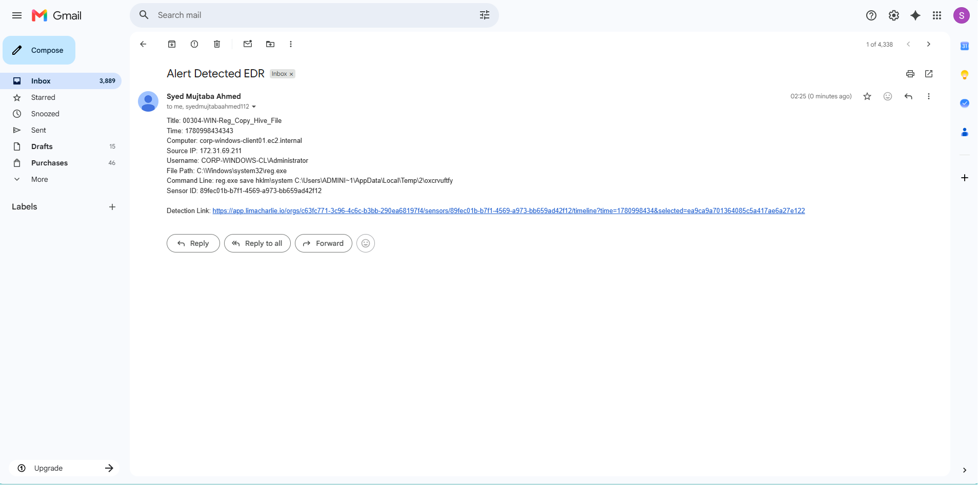 Email Alert