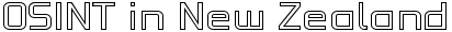 OSINT in New Zealand - Legal Information Search and Open Sources
