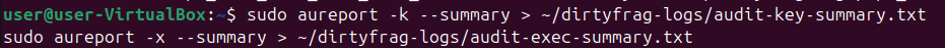 aureport 导出
