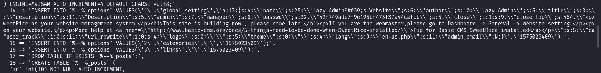 Inspecting SQL Backup