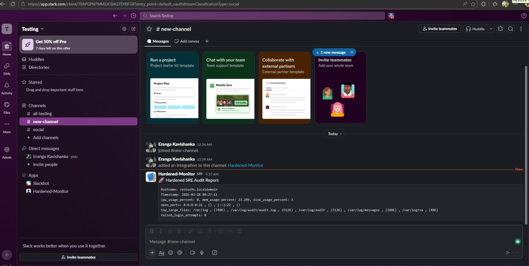 Slack Notification