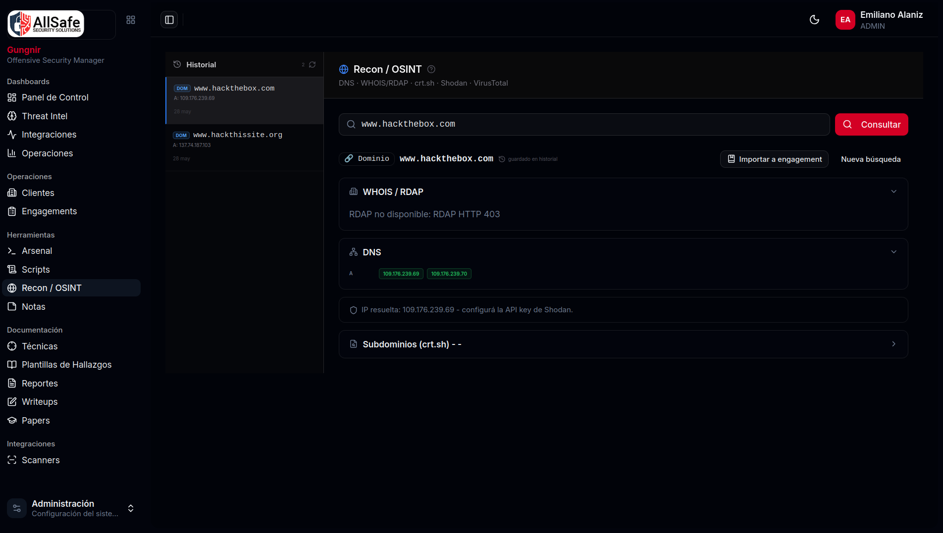 OSINT Recon