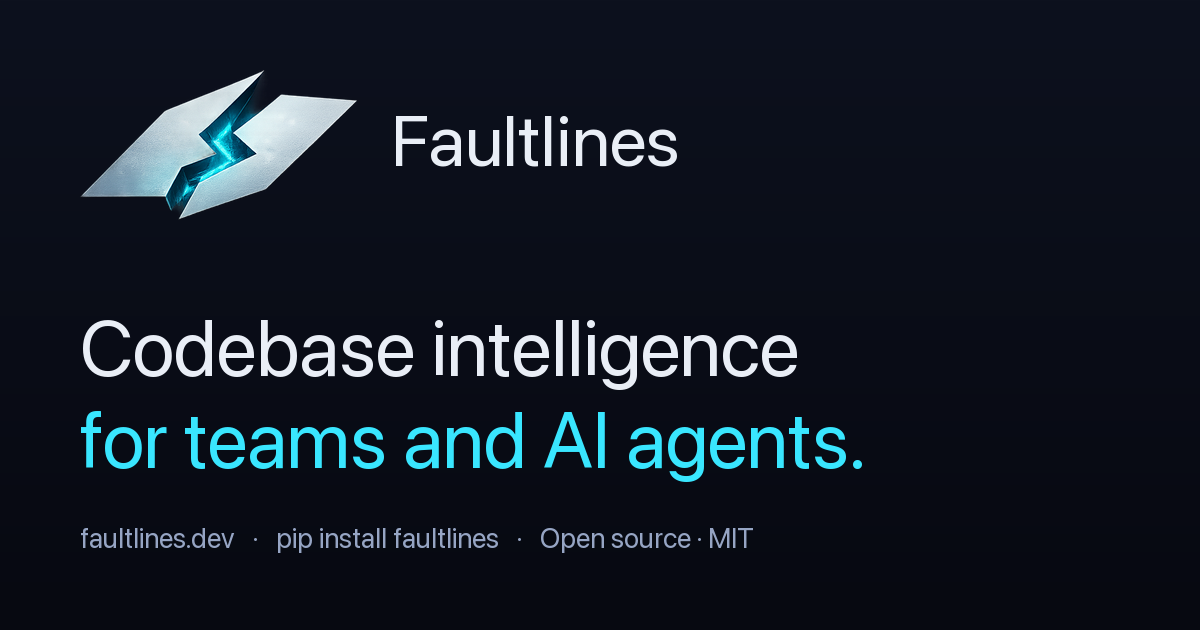 Faultlines — Codebase intelligence for teams and AI agents