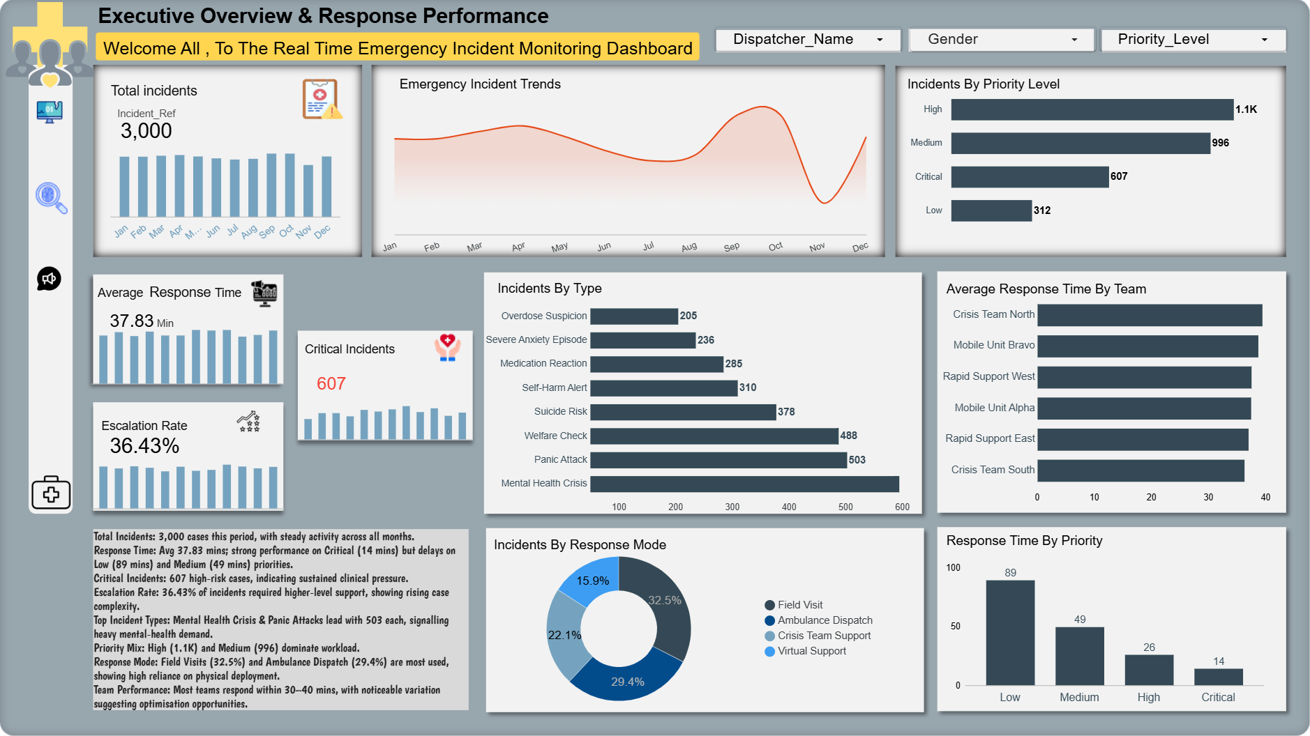 executive dashboard