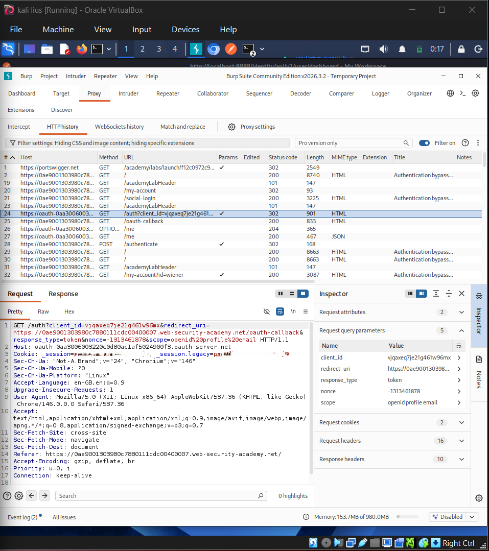 OAuth Request Analysis