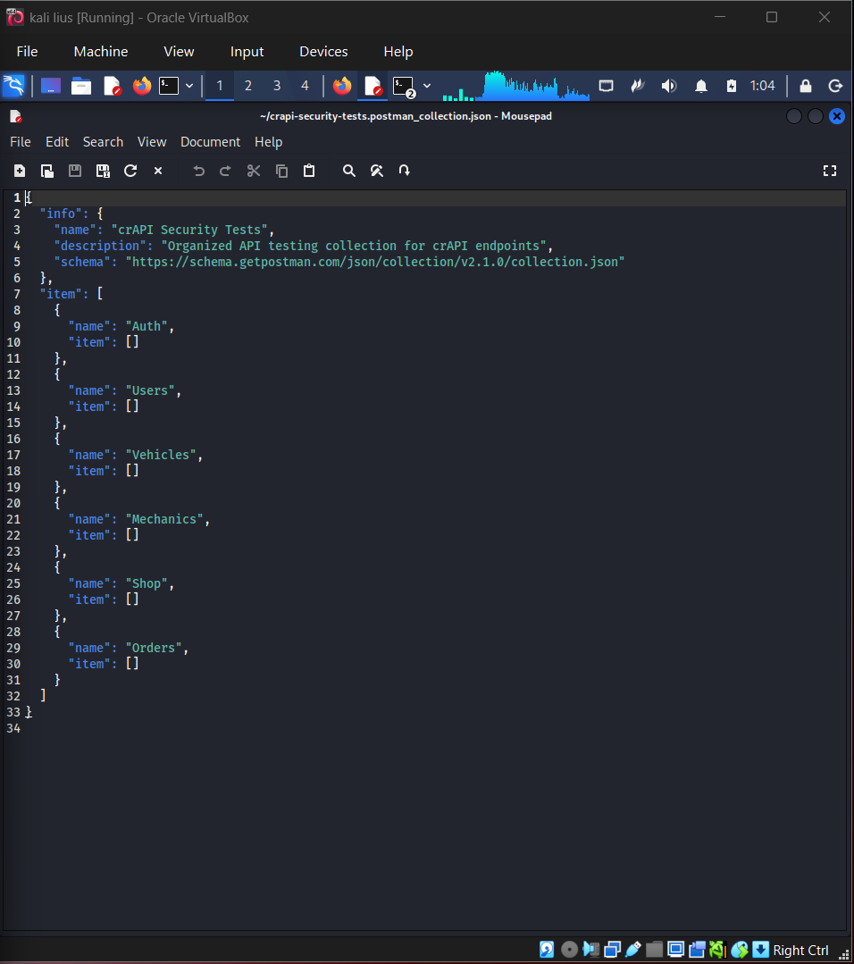 Postman Collection Structure